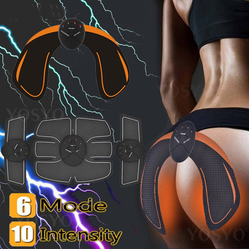 Ultimate Electrical Muscle Stimulator Set (Full Body) - 6 Modes, 10 Intensity Levels - ARYA'S ESSENTIALS