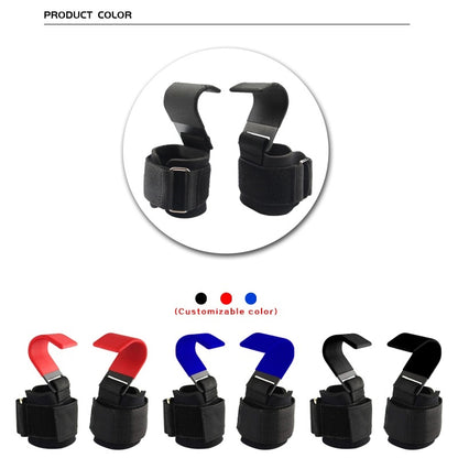 Weight Lifting Hook Grip Wrist Straps