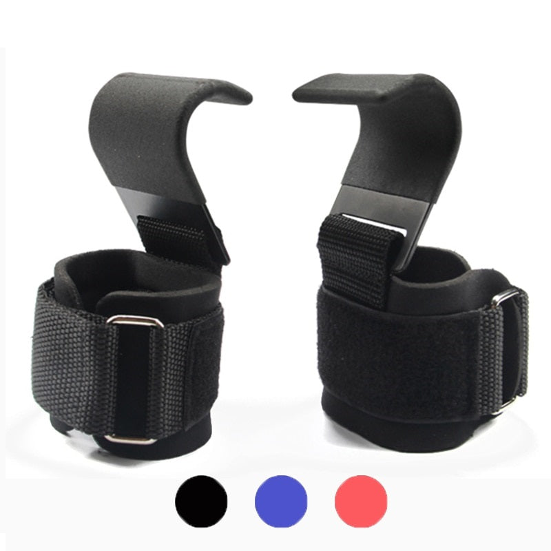 Weight Lifting Hook Grip Wrist Straps