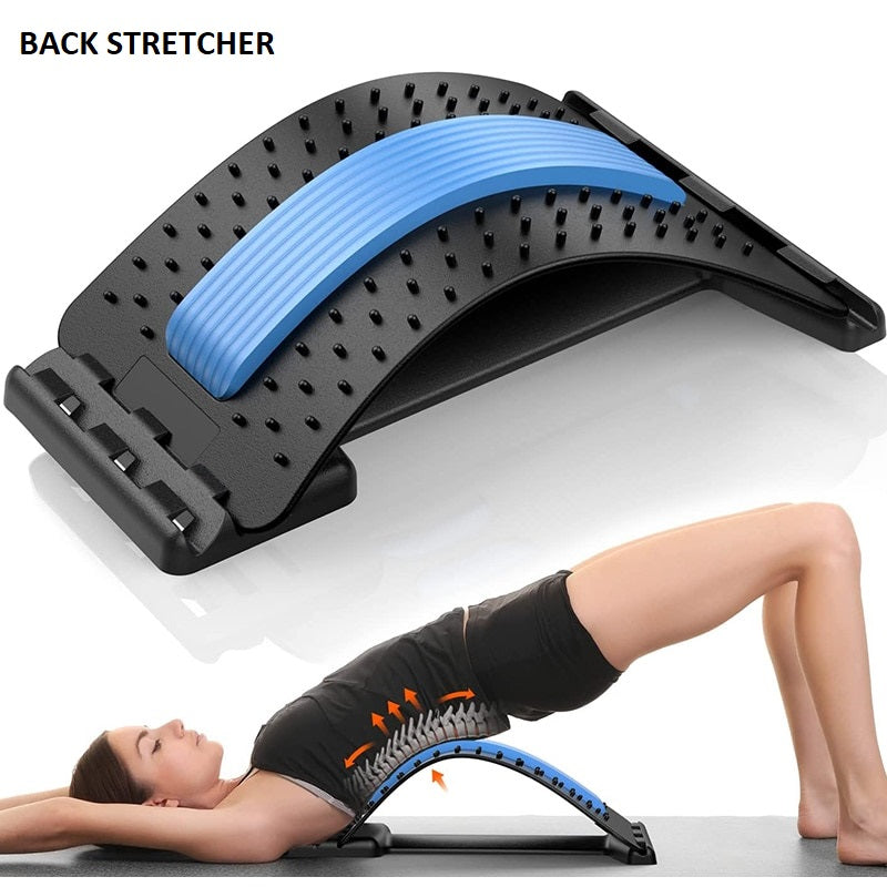 Multi-functional Adjustable Back Stretcher for Relaxation and Pain relief - ARYA'S ESSENTIALS