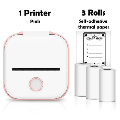 Portable Mini Self-adhesive Label Printer