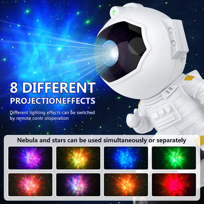 Astronaut Galaxy Projector Lamp